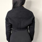DORA SWEATER KNIT BOLERO CARDIGAN - BLACK