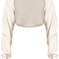 DORA SWEATER KNIT BOLERO CARDIGAN - CREAM