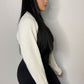 DORA SWEATER KNIT BOLERO CARDIGAN - CREAM