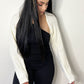 DORA SWEATER KNIT BOLERO CARDIGAN - CREAM
