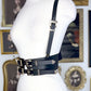 GOLD DOUBLE BUCKLE HARNESS BELT