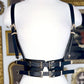 GOLD DOUBLE BUCKLE HARNESS BELT