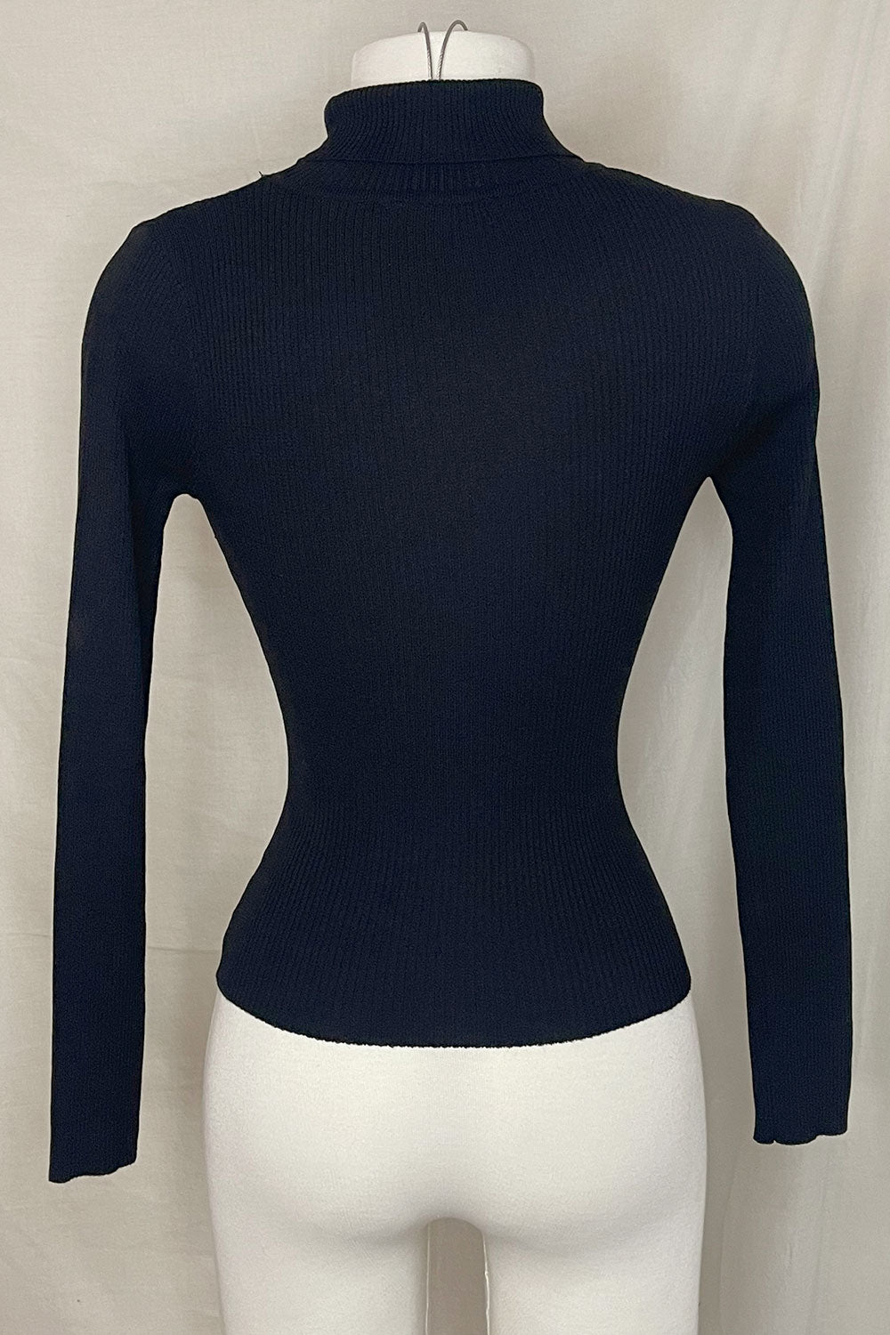 ELIZA TURTLENECK RIBBED TOP