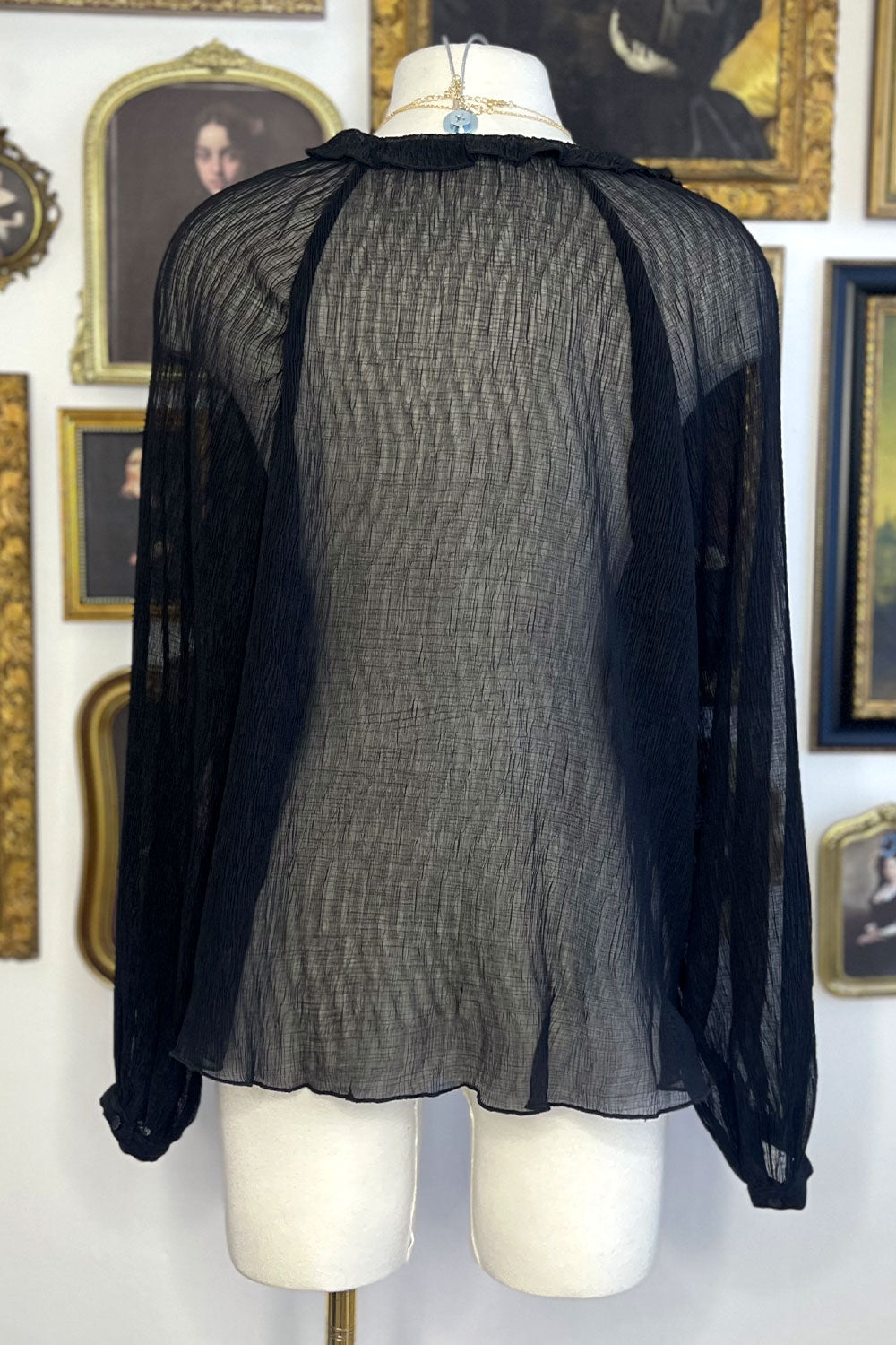 ELVIA SHEER TOP