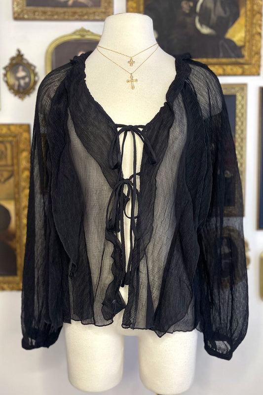 ELVIA SHEER TOP