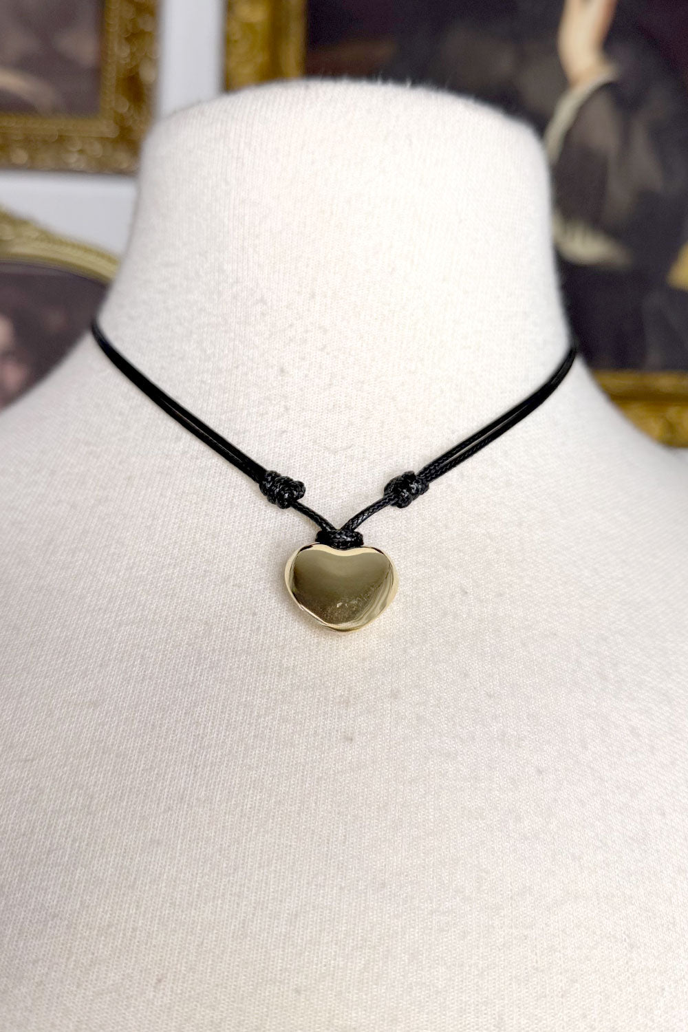 GOLD HEART NECKLACE 013