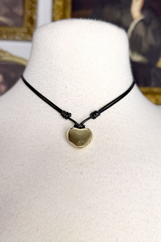 GOLD HEART NECKLACE 013