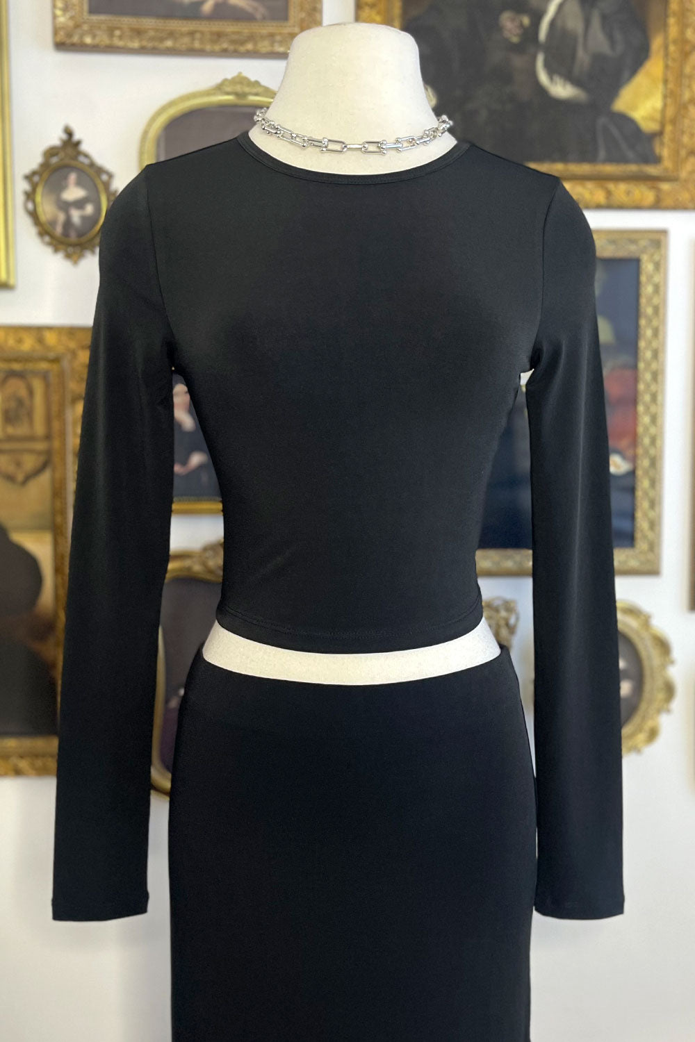 HANA LONG SLEEVE TOP & MAXI SKIRT SET