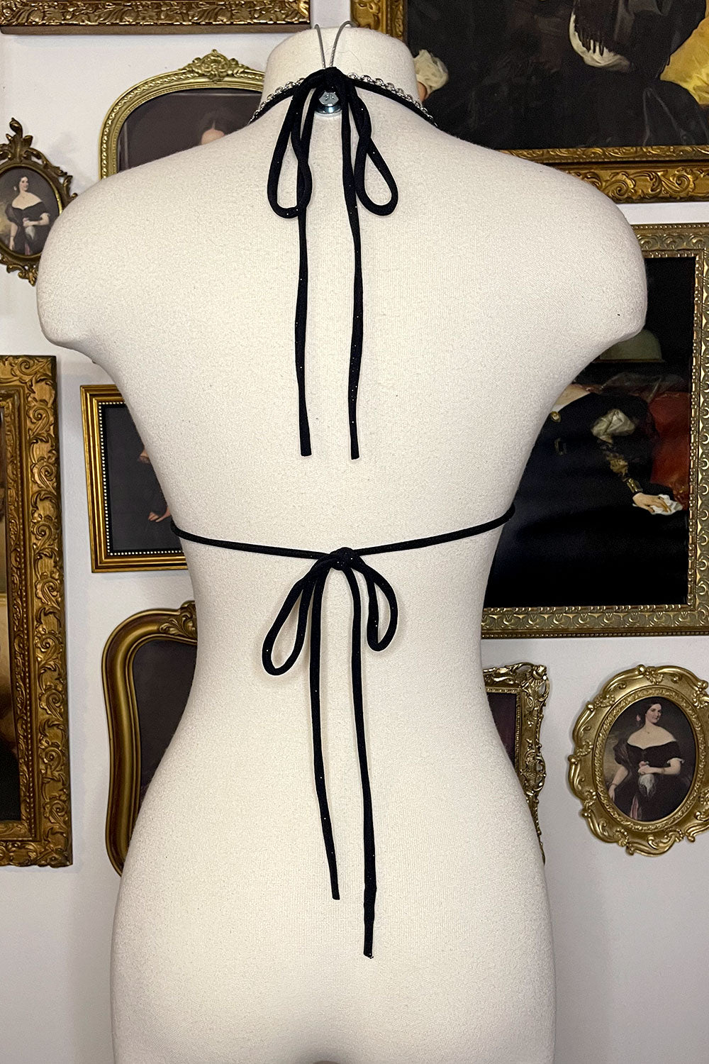 HARLEY GLITTER OPEN BACK TOP