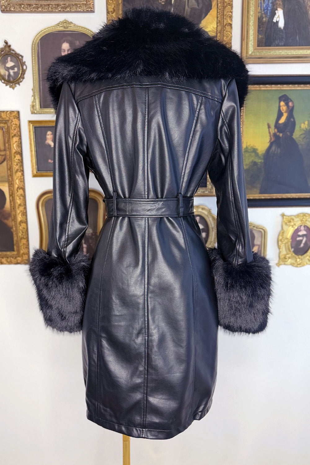 HEATHER FAUX FUR COAT