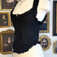 HEATHER RUFFLED TANK TOP
