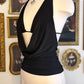 IZZY COWL NECK HALTER TOP