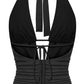 IZZY COWL NECK HALTER TOP