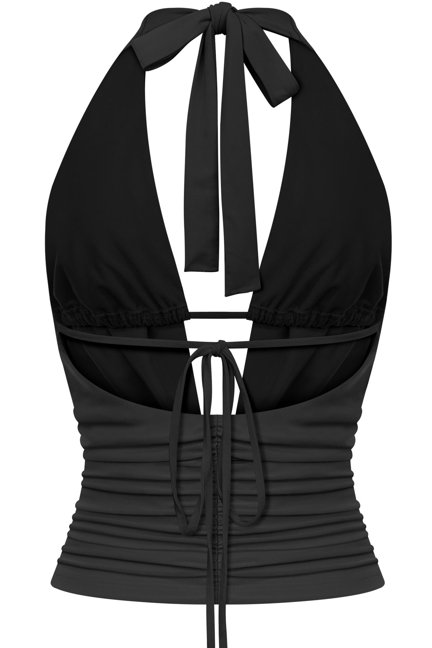 IZZY COWL NECK HALTER TOP