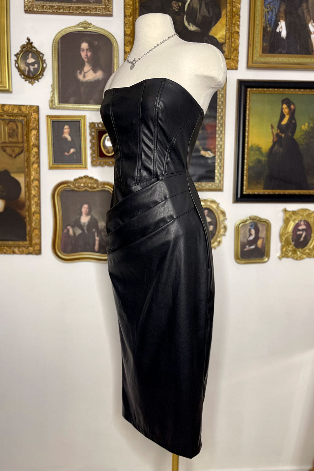 JAMIE CORSET MIDI DRESS