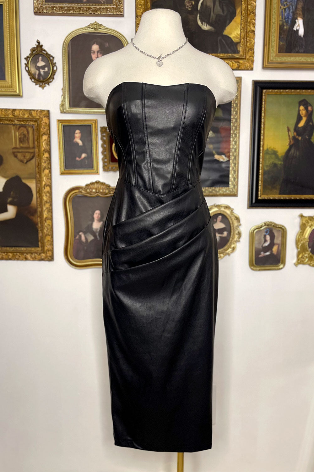 JAMIE CORSET MIDI DRESS