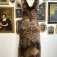 KAYLA LEOPARD MIDI DRESS