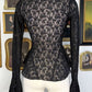 LACY BELL SLEEVE LACE TOP