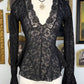 LACY BELL SLEEVE LACE TOP