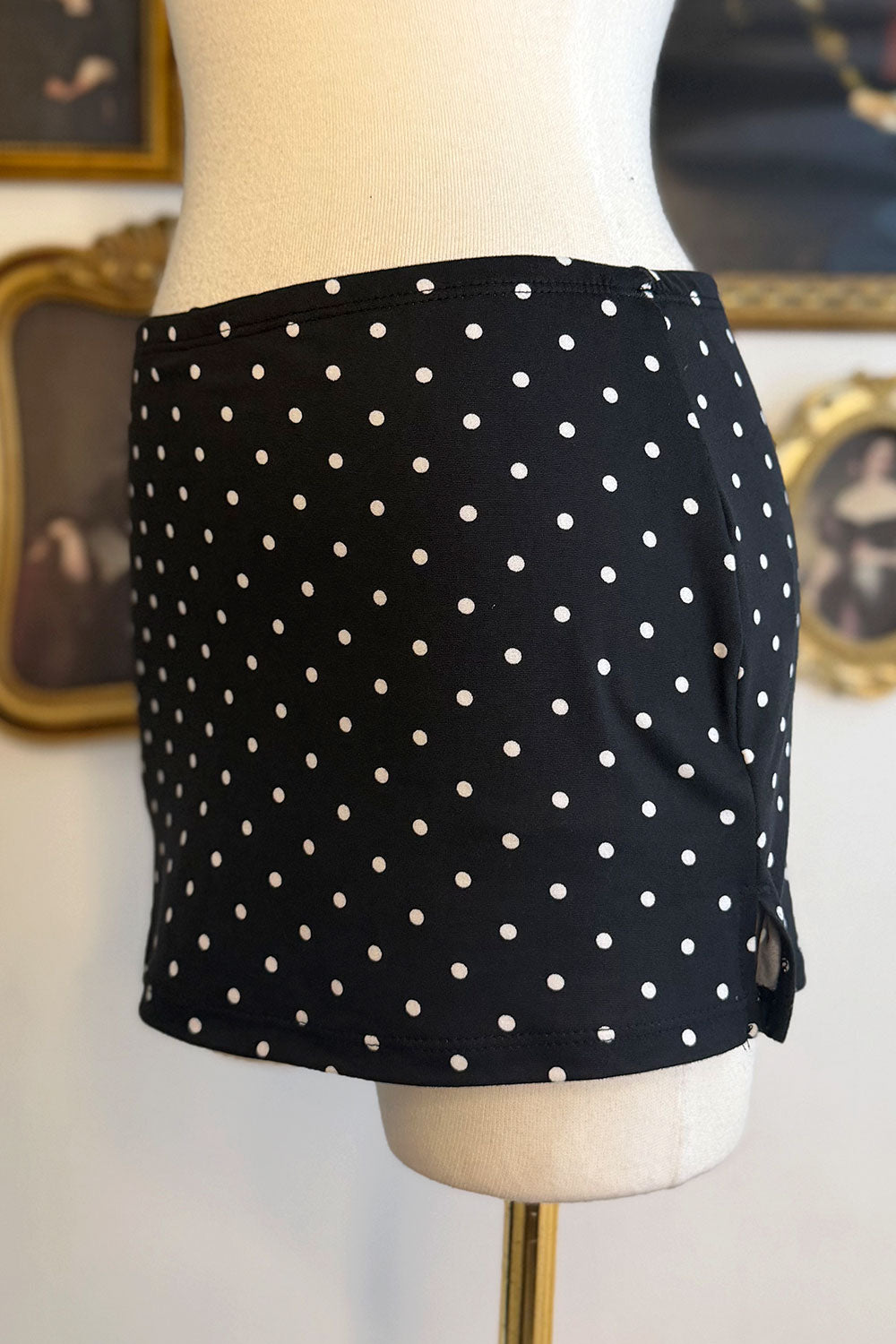 LUPE POLKA DOT MINI SKIRT