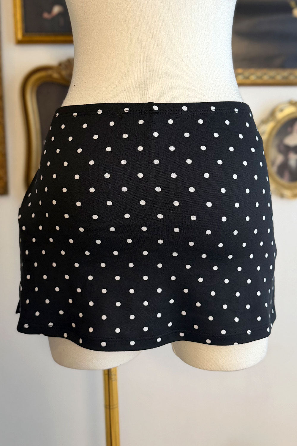 LUPE POLKA DOT MINI SKIRT