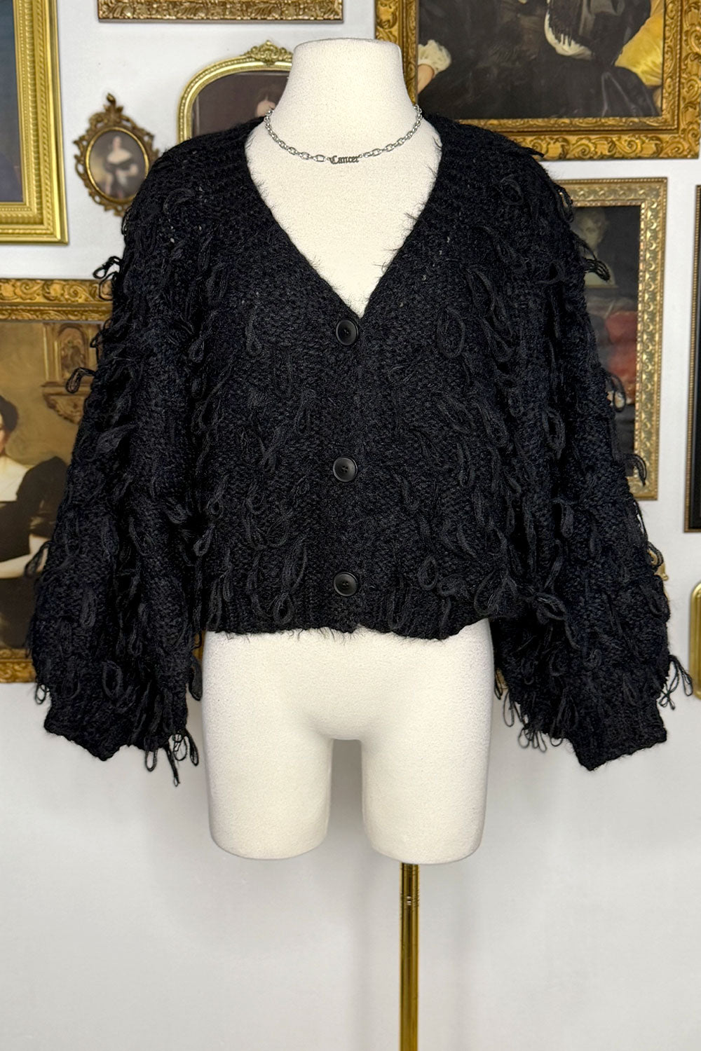 MARGAUX FRINGE CARDIGAN
