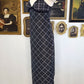MARS PLAID MAXI DRESS