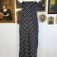 MARS PLAID MAXI DRESS