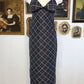 MARS PLAID MAXI DRESS