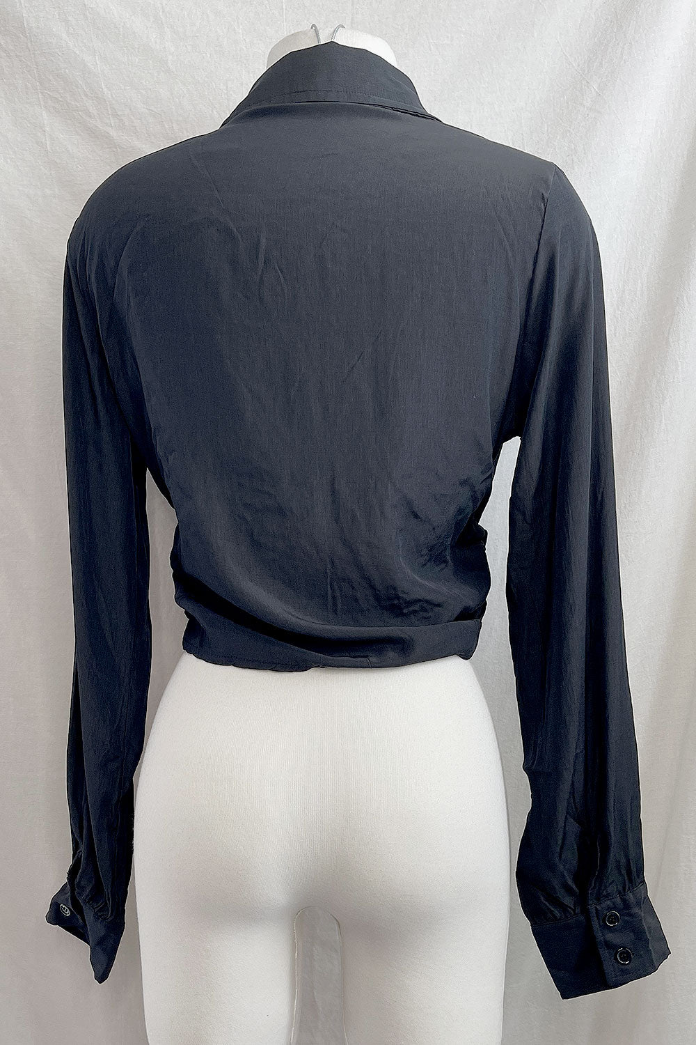 MARY LONG SLEEVE RUCHED TOP