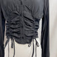 MARY LONG SLEEVE RUCHED TOP