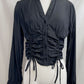 MARY LONG SLEEVE RUCHED TOP