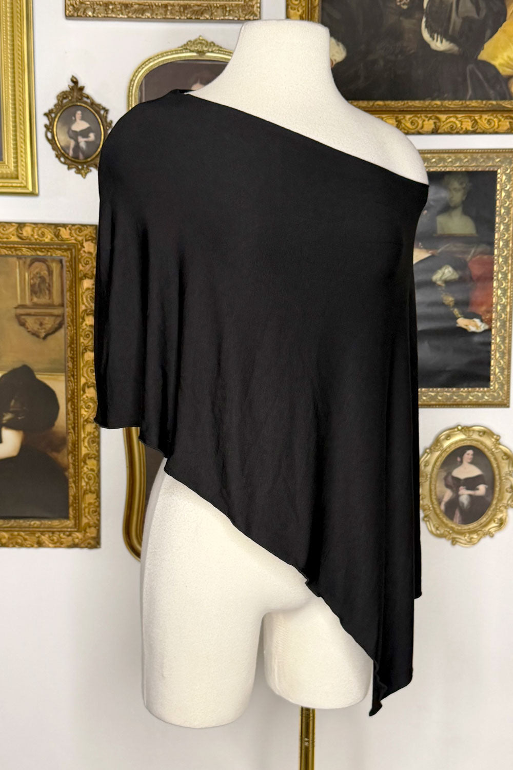 MELISSA KNIT CAPE TOP