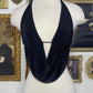 MOLLY OPEN BACK CROP TOP - BLACK