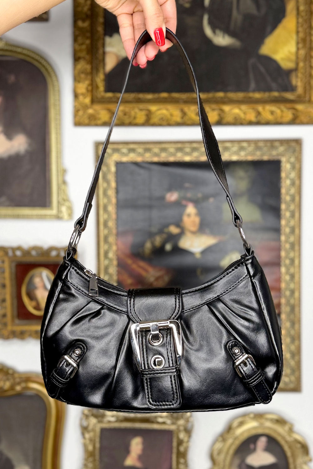 PORTLAND BUCKLE HOBO BAG