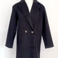 PRISCILLA PEACOAT - BLACK