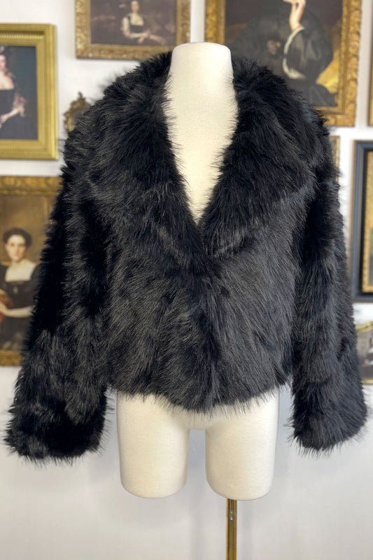 REBECCA FAUX FUR COAT