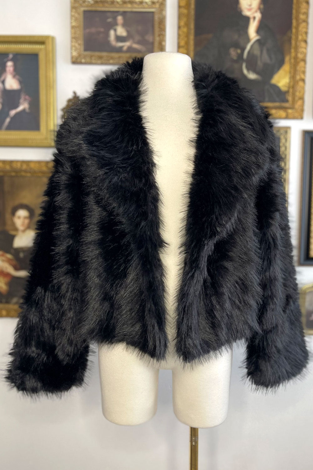 REBECCA FAUX FUR COAT