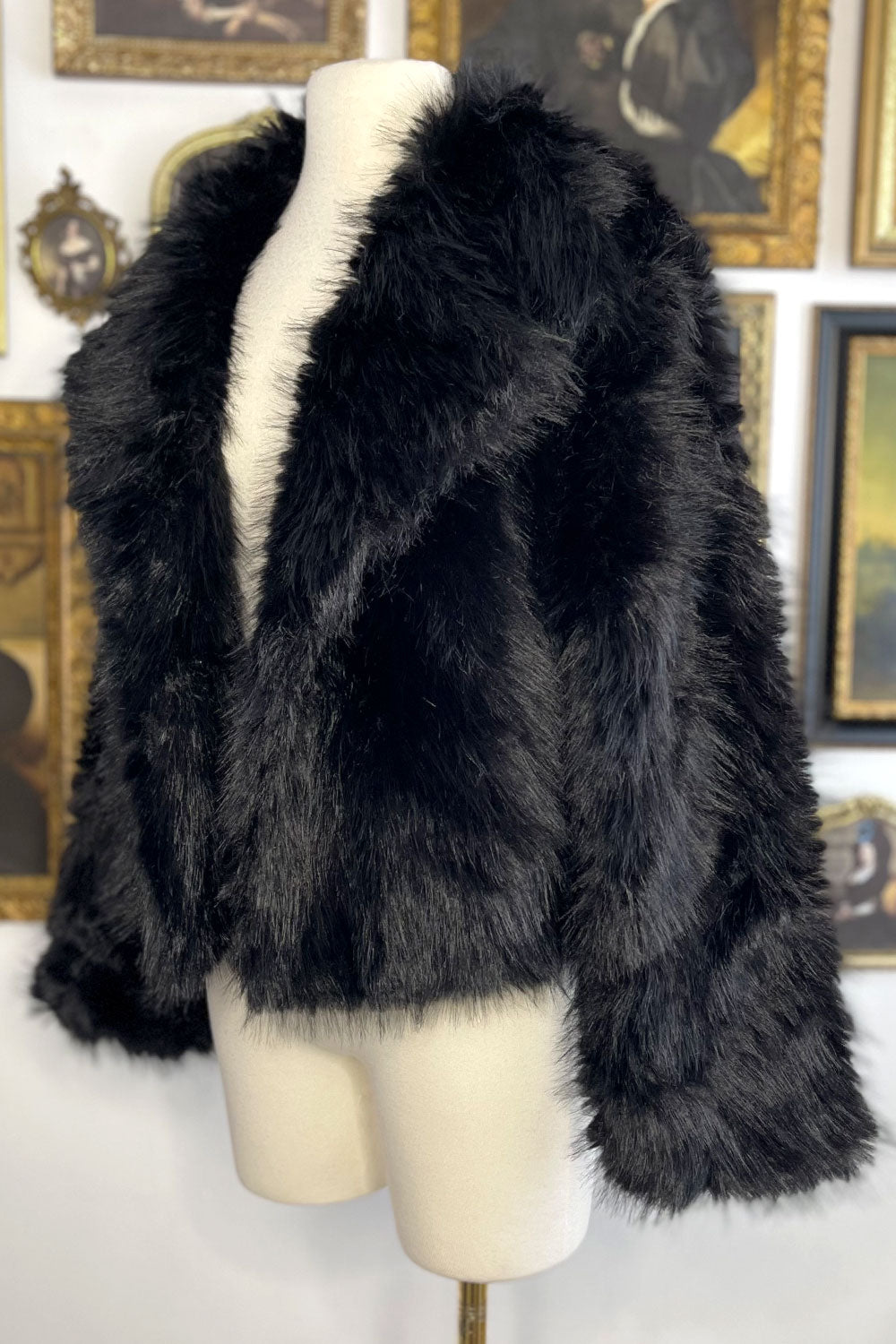 REBECCA FAUX FUR COAT