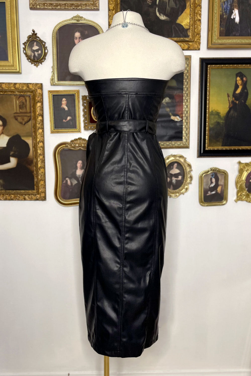 RILEY BELTED MIDI DRESS