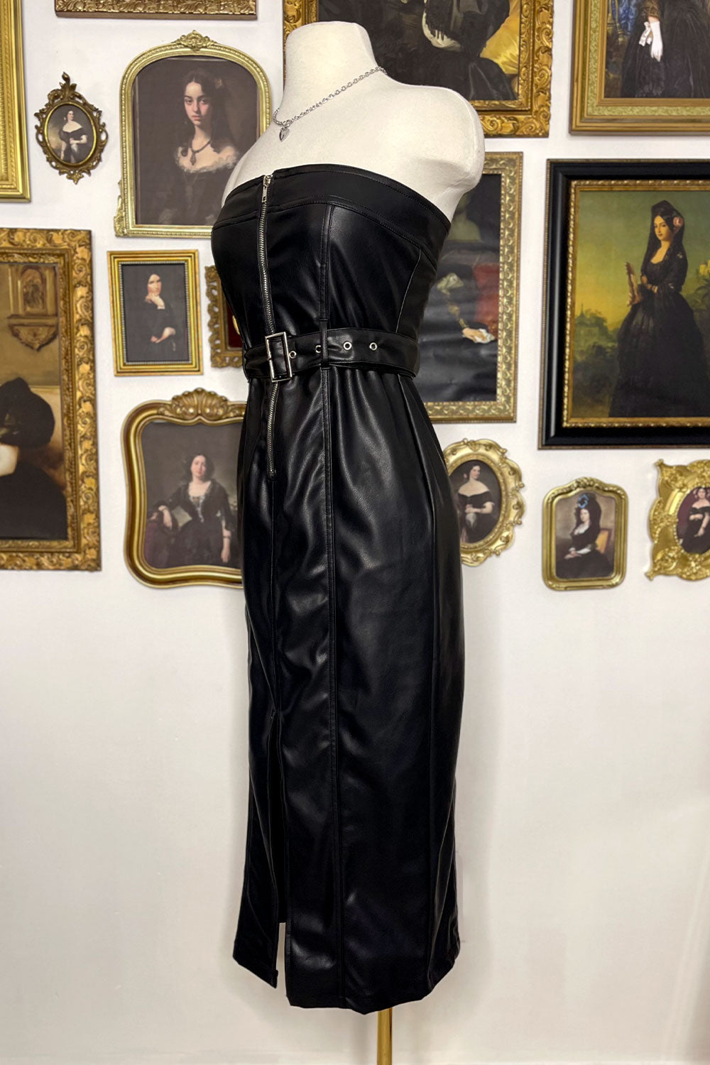 RILEY BELTED MIDI DRESS