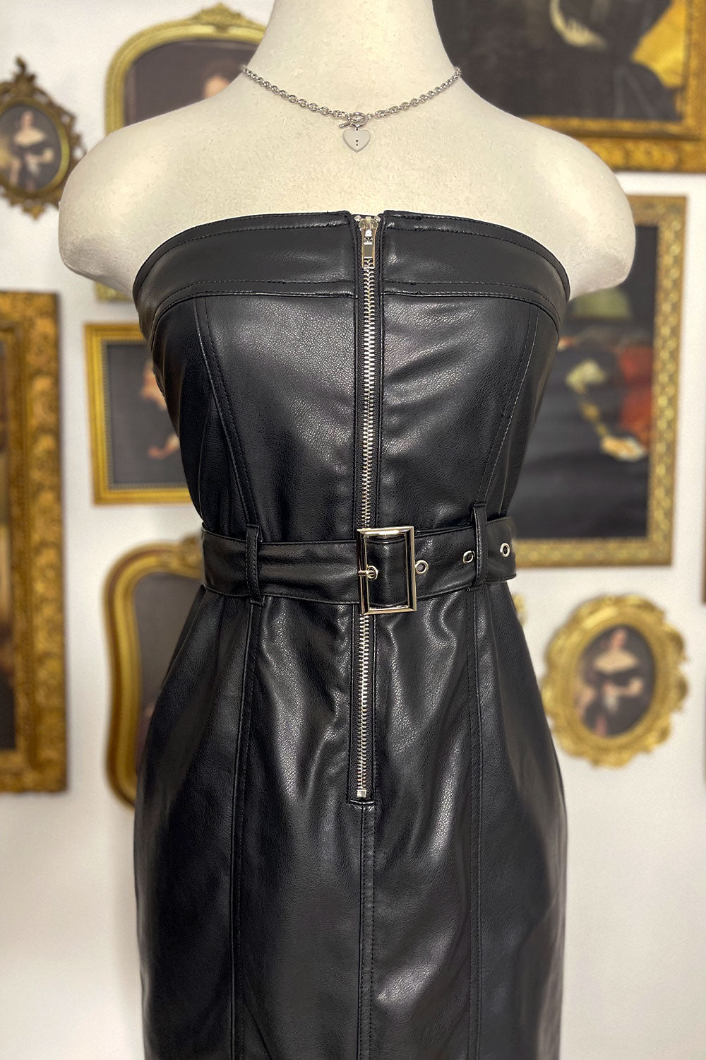 RILEY BELTED MIDI DRESS