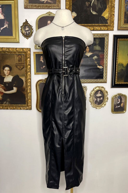 RILEY BELTED MIDI DRESS