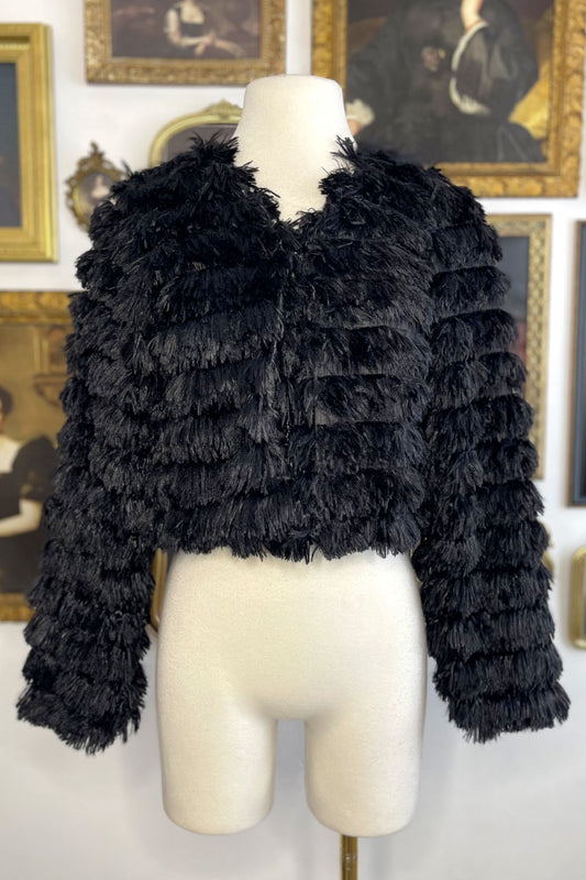 ROSALINDA FAUX FUR SHAGGY JACKET