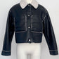 ROXANNE SHERPA LEATHER JACKET