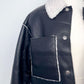 ROXANNE SHERPA LEATHER JACKET