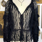 SAPPHYRE LACE SHEER TOP