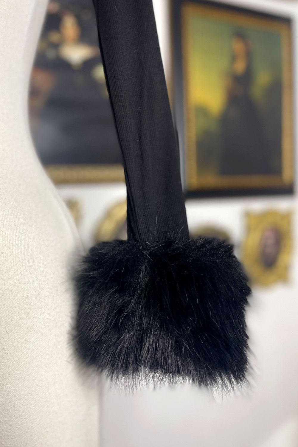 SEANNY FAUX FUR BOLERO