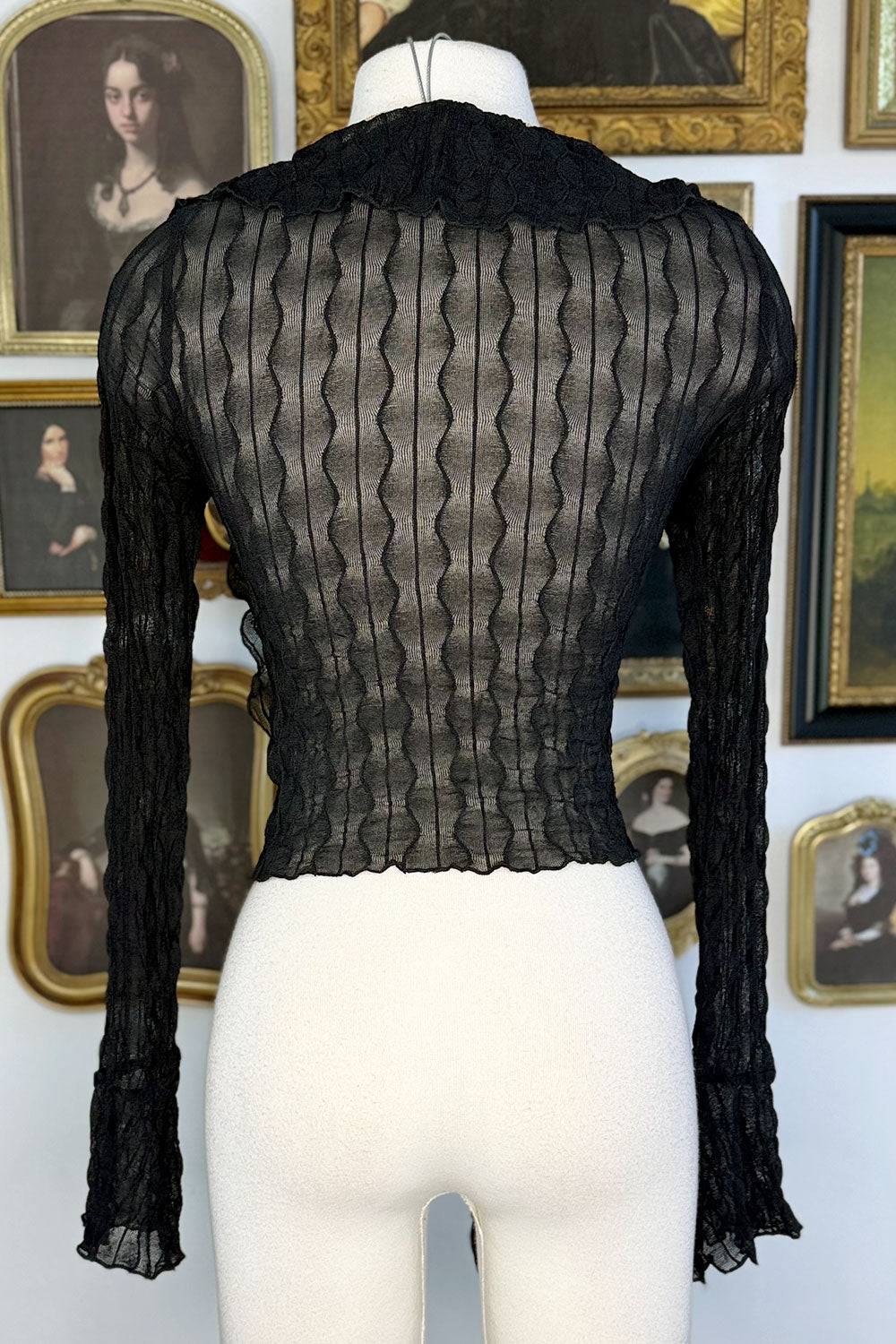 SIERRA RUFFLED LACE TOP
