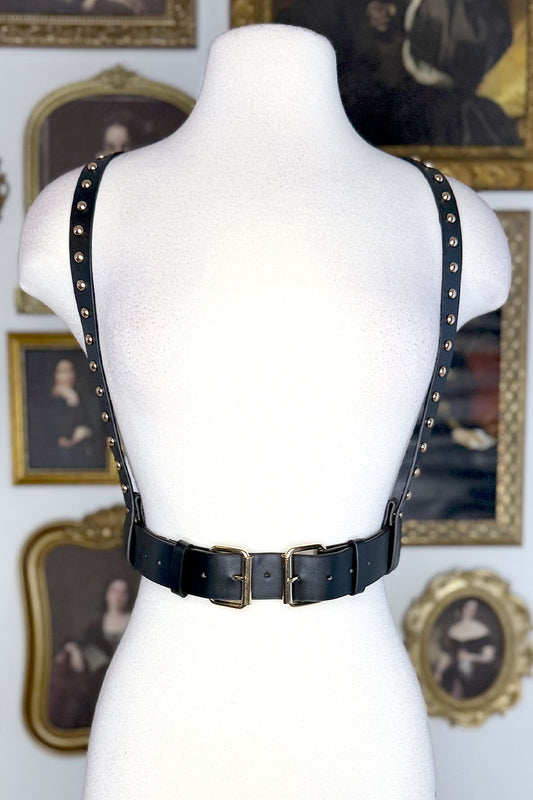 STUDDED HARNESS BELT